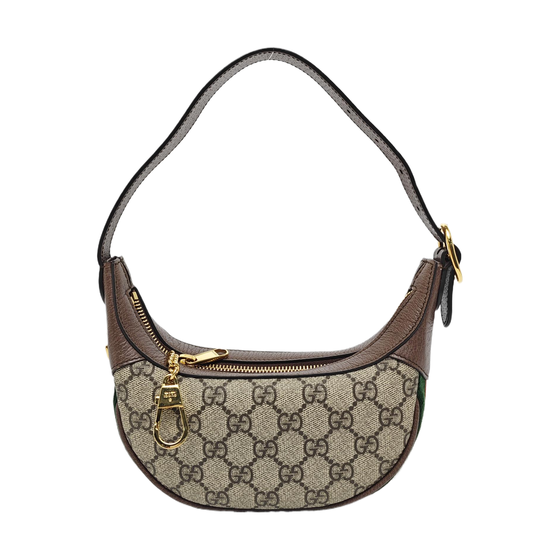 Ophidia Mini Monogram Coated Canvas Beige