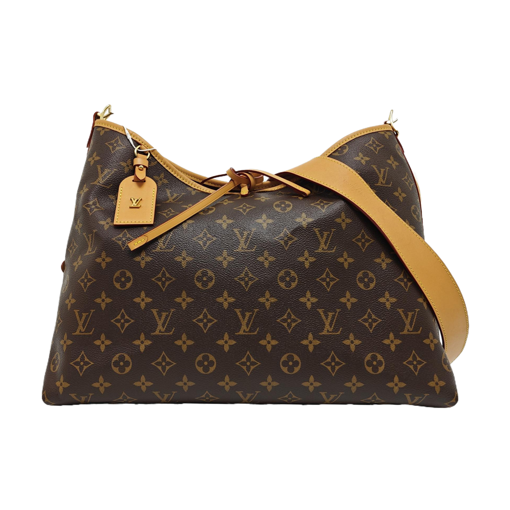 CARRYALL MM Monogram Coated Canvas Brown