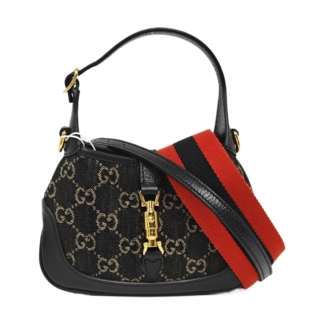 Jackie 1961 Mini Monogram Denim Black