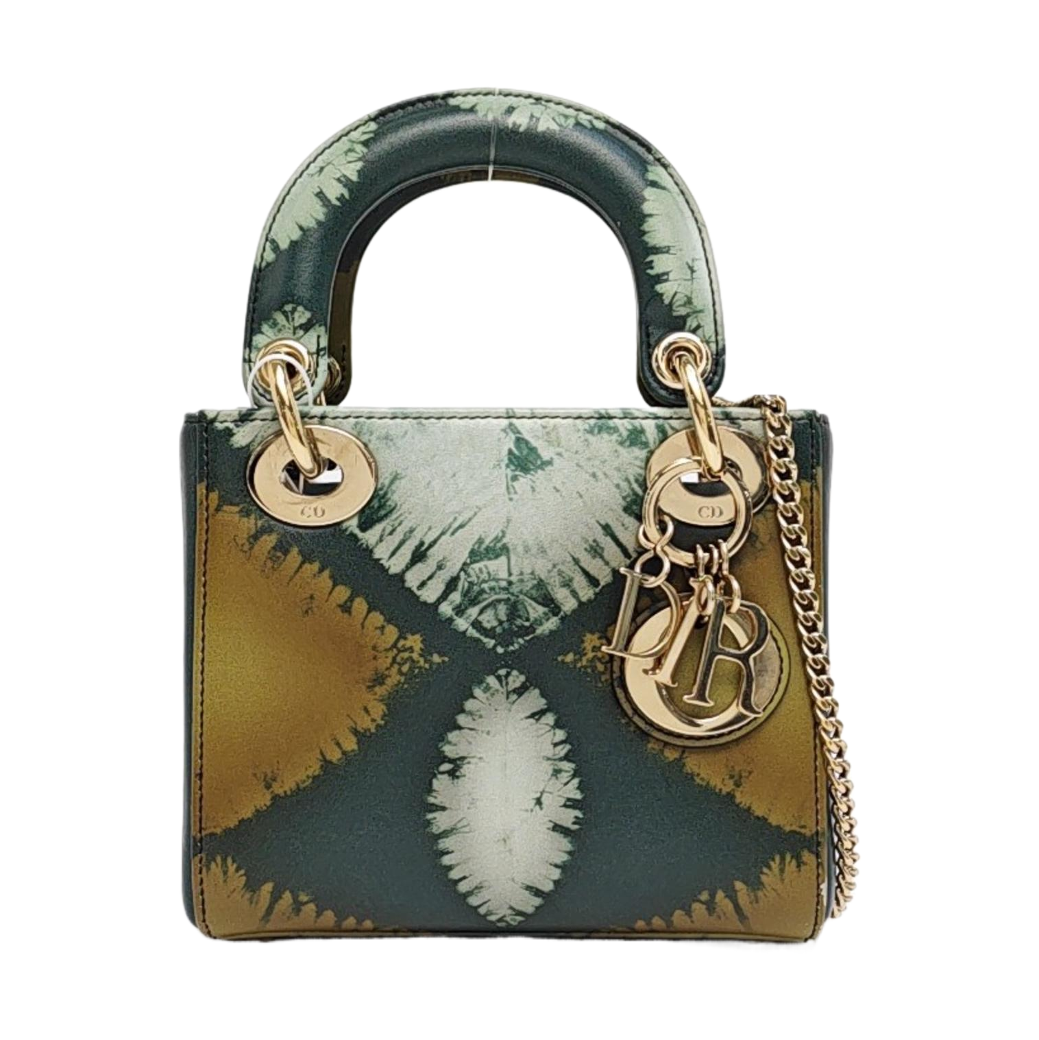 Authenticated pre-owned  Lady Dior Mini Calfskin Multicolor - Tote Bag at Looply