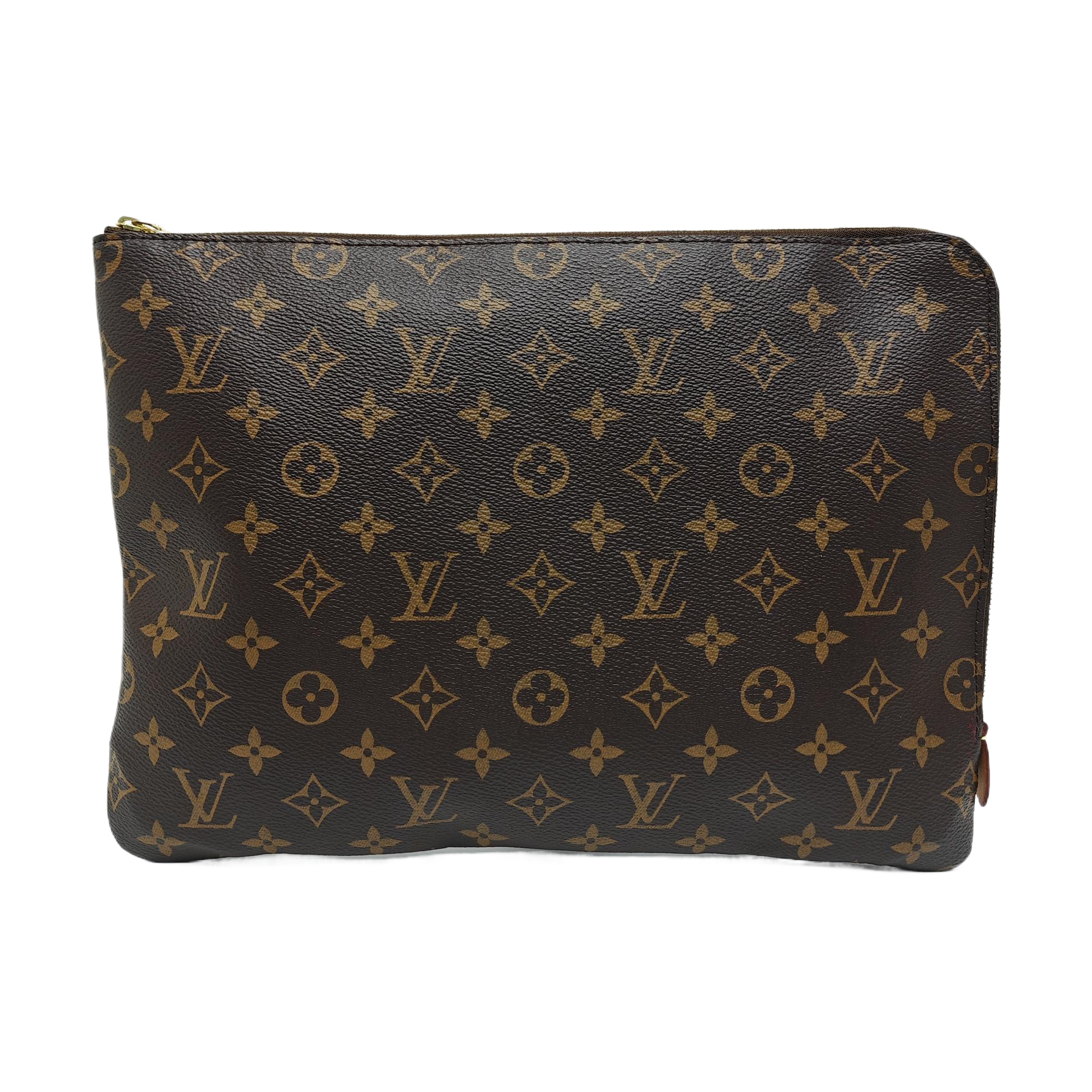 Etui Voyage MM Monogram Coated Canvas Brown