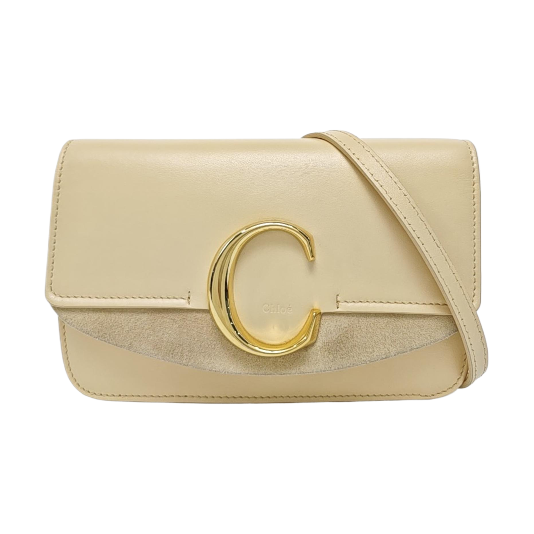 Chloé C Calfskin Beige