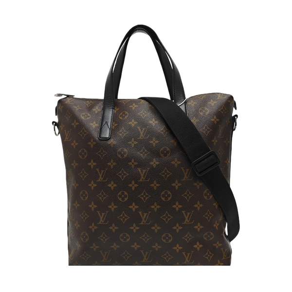 KITAN Monogram Coated Canvas Brown