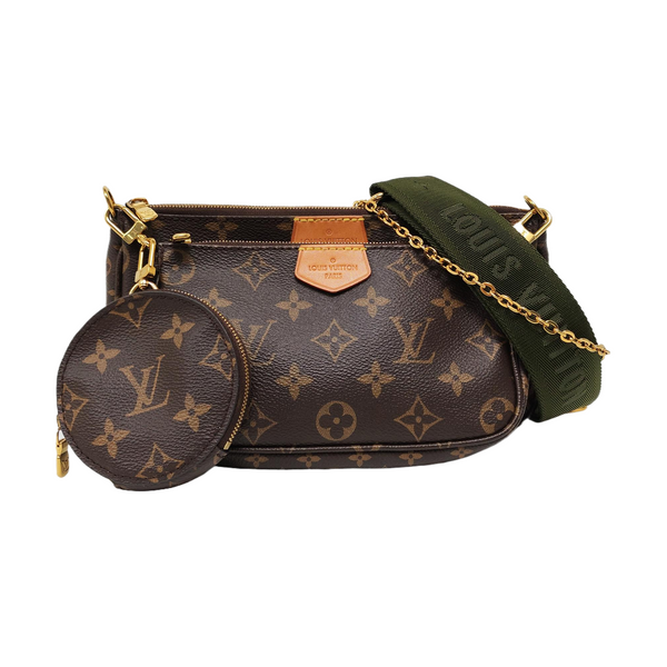 MULTI Monogram Coated Canvas Brown