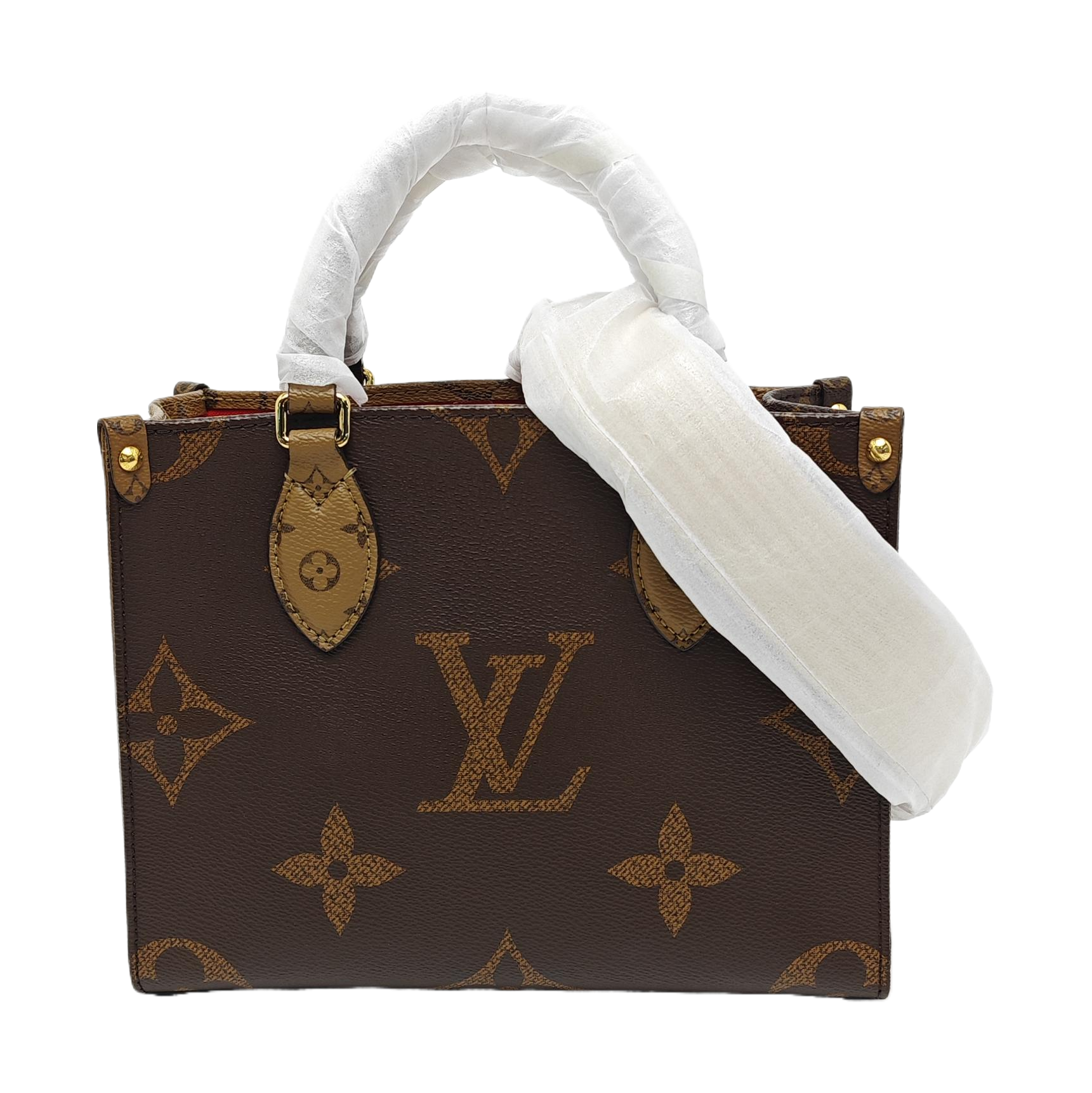 ONTHEGO PM Monogram Coated Canvas Brown