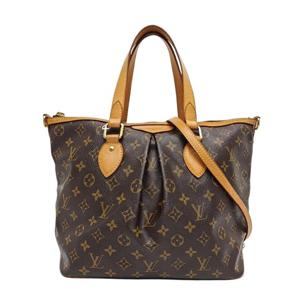 PALERMO PM Monogram Coated Canvas Brown