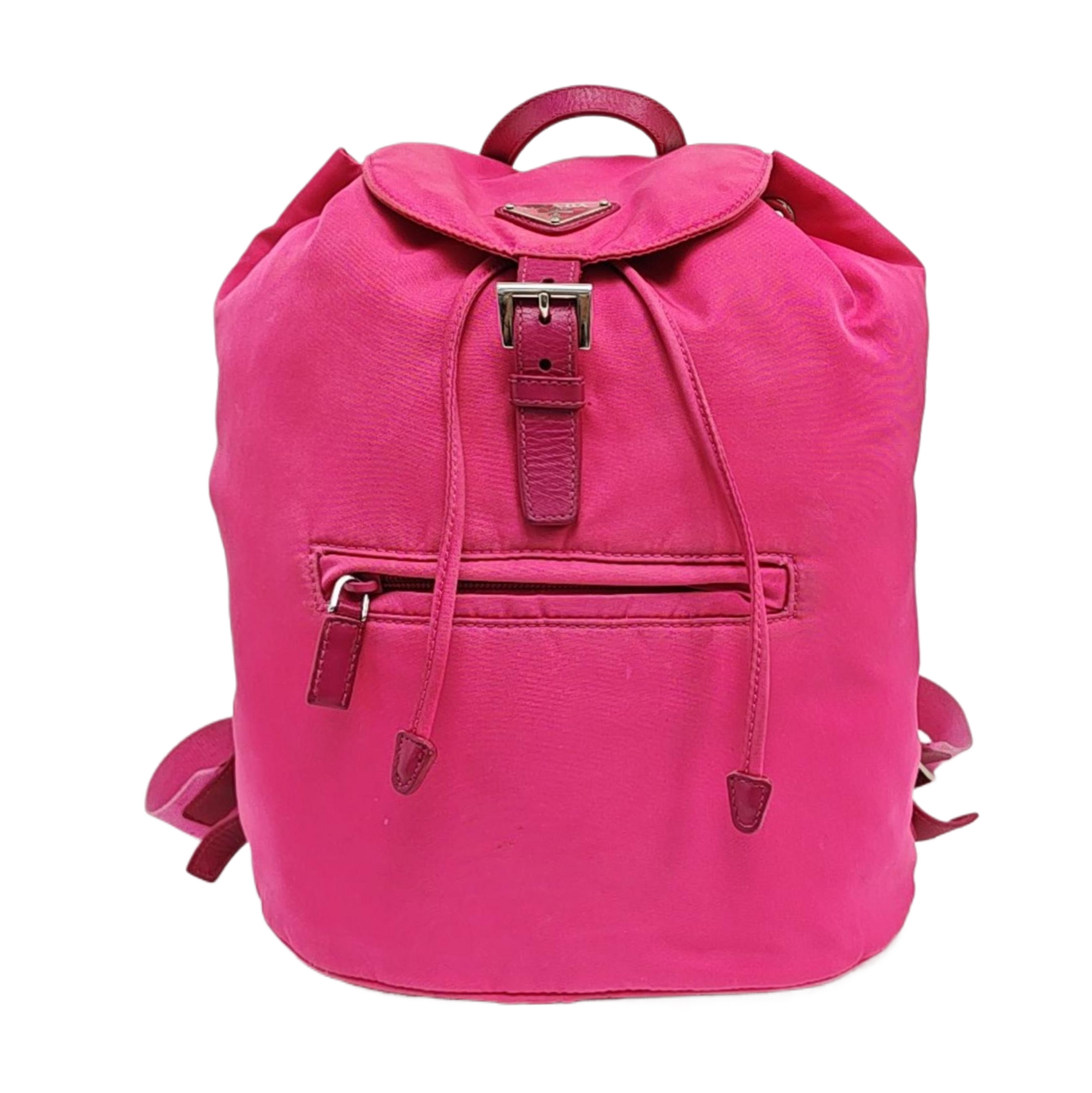 Nylon Backpack Red