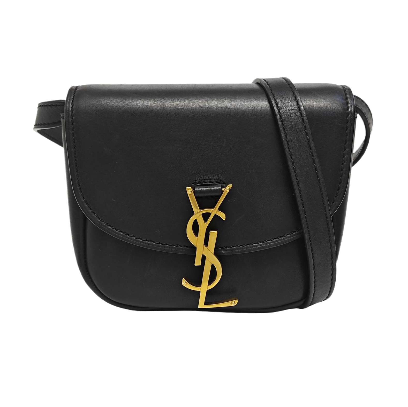 KAIA Mini Calfskin Black