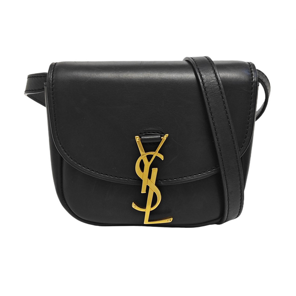 KAIA Mini Calfskin Black