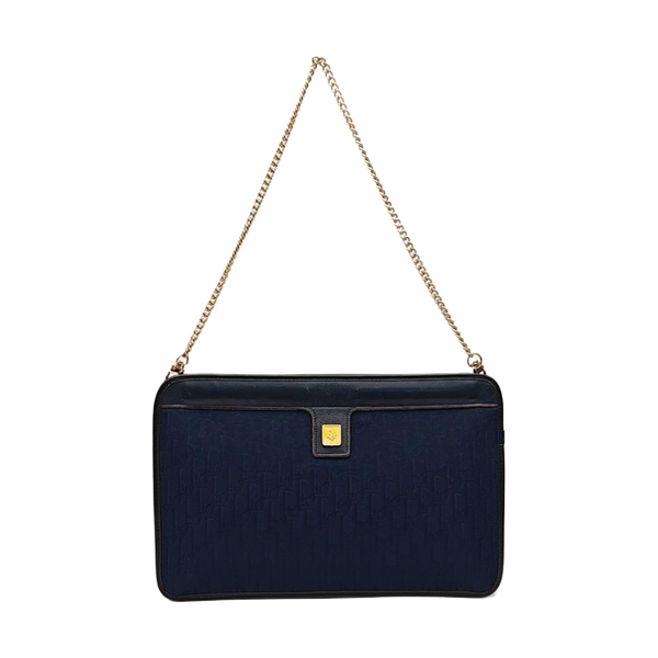 Vintage Honeycomb Oblique Canvas Blue