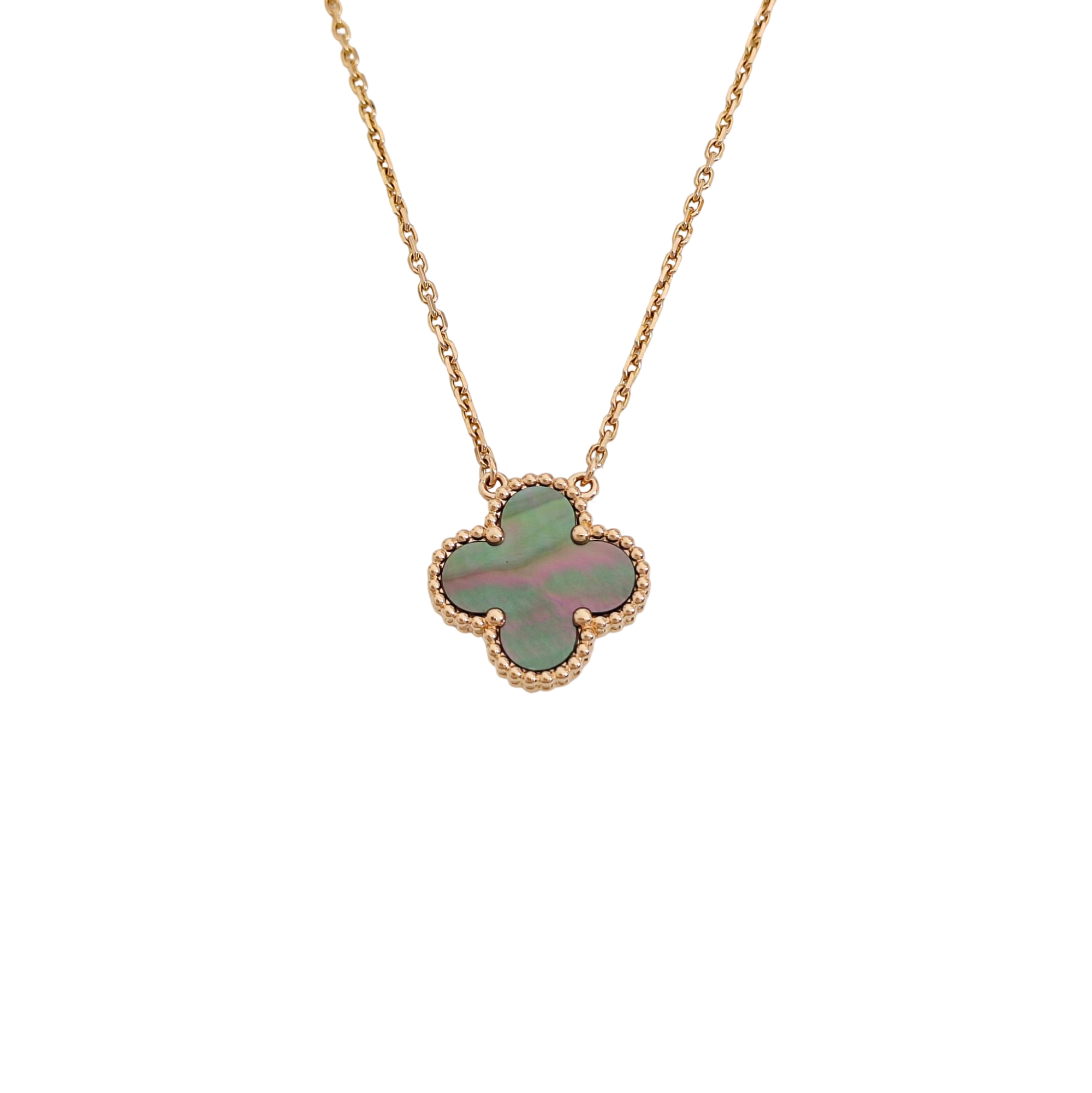 Vintage Alhambra 18k Rose Gold Necklace