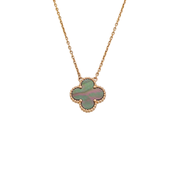 Vintage Alhambra 18k Rose Gold Necklace
