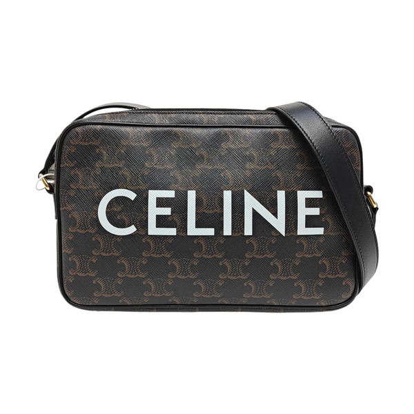 Authenticated pre-owned  TRIOMPHE Medium Coated Canvas Black - Shoulder Bag at Looply