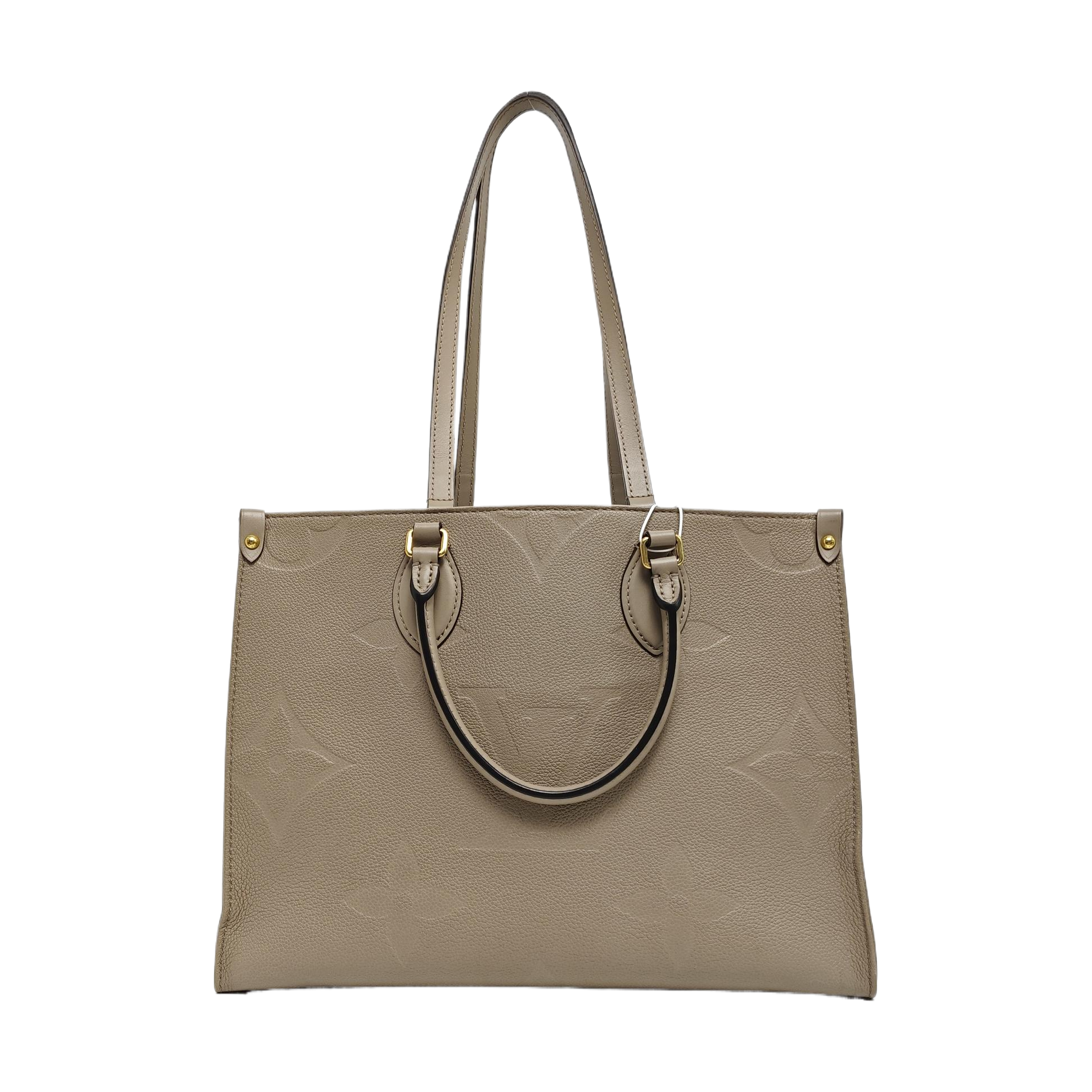 ONTHEGO MM Monogram Calfskin Grey