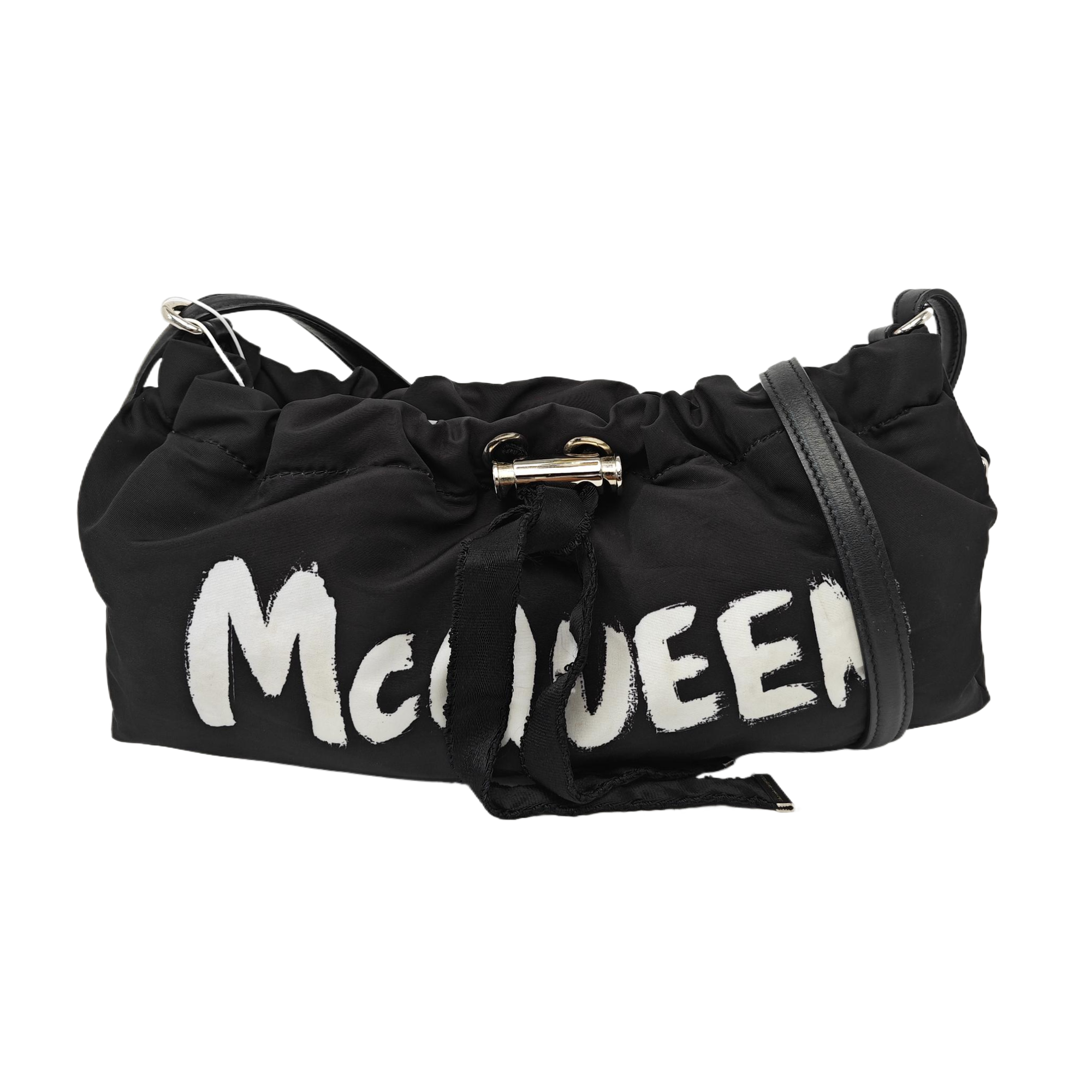 Nylon Shoulder Bag Black