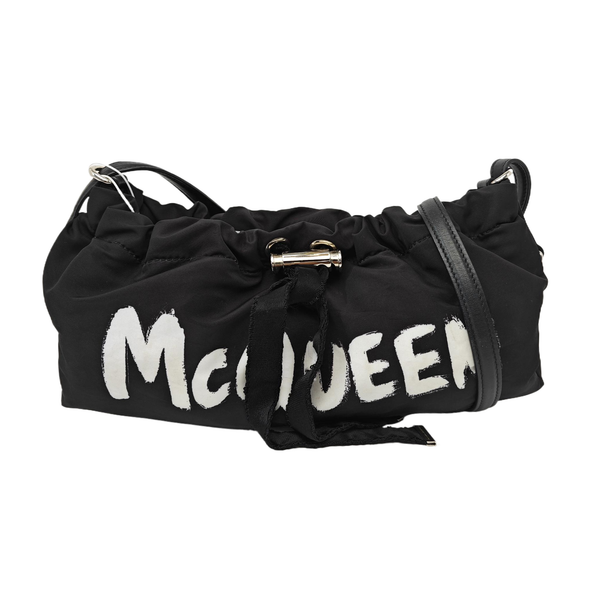 Nylon Shoulder Bag Black