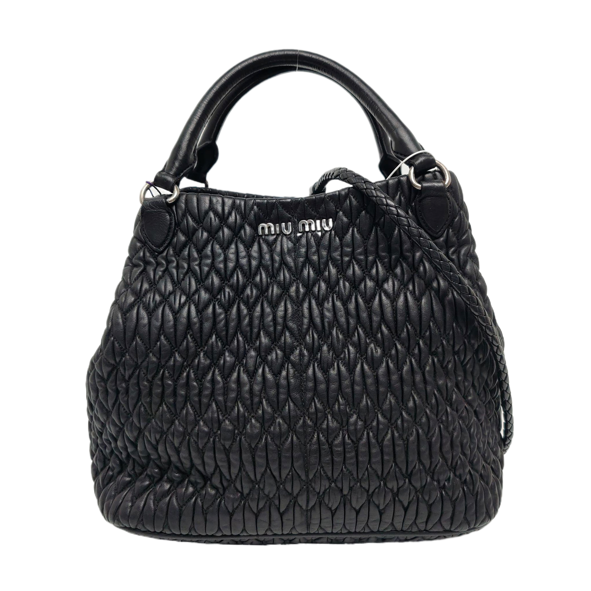 Avenue Quilted Lambskin Black