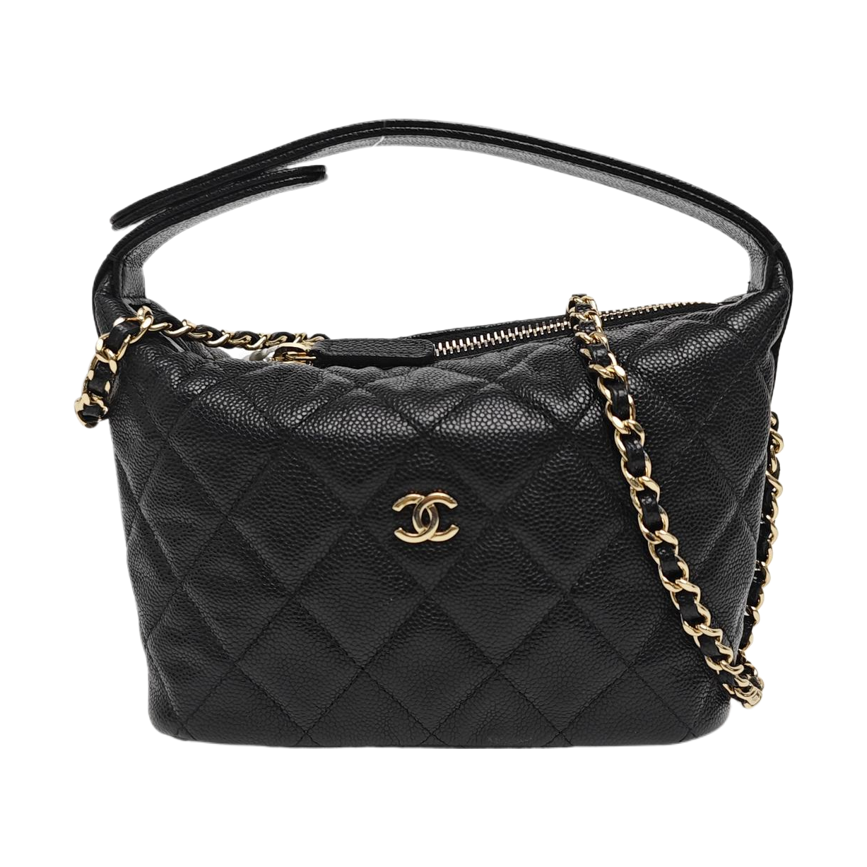 HOBO Quilted Grained Calfskin Black