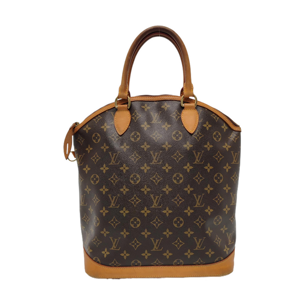 LOCKIT Monogram Coated Canvas Brown