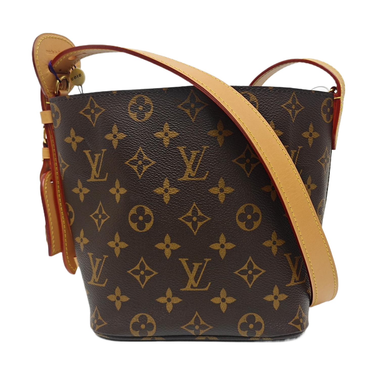 ALL IN Monogram Coated Canvas Brown