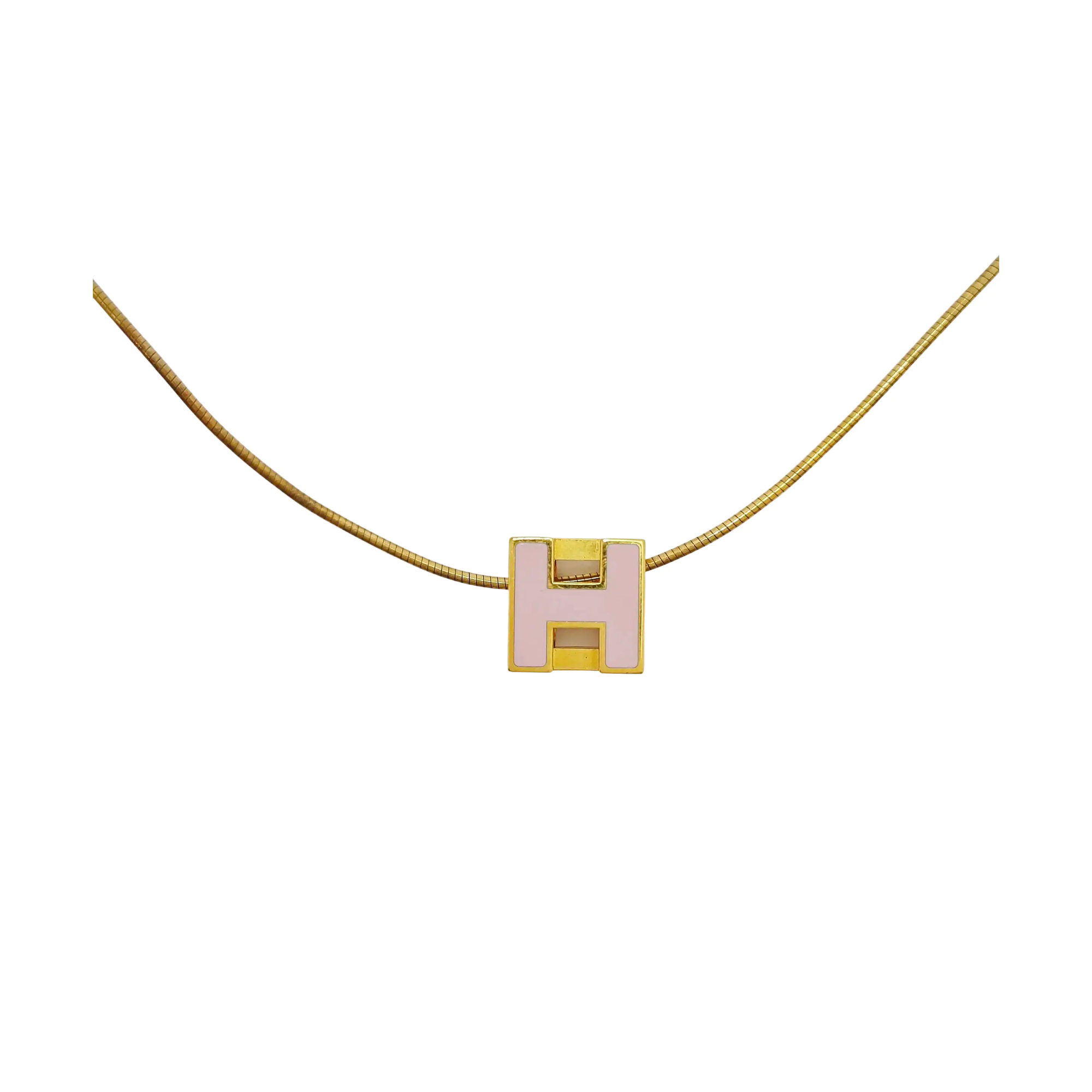 Cage D'h Metal Gold Necklace