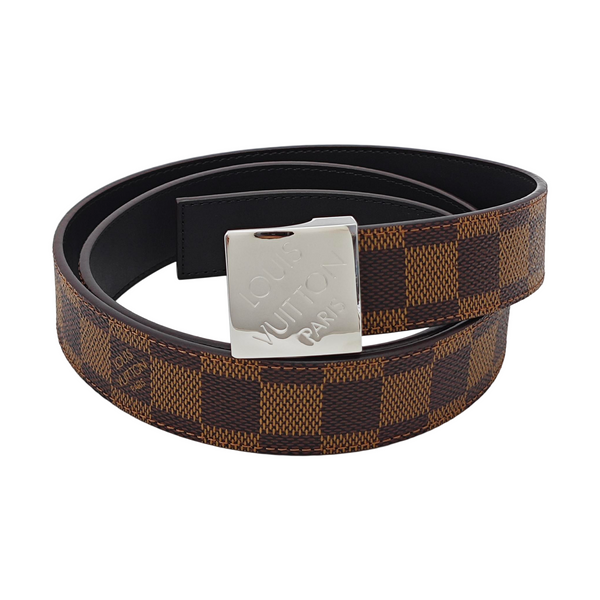 Coated Canvas Belt Brown