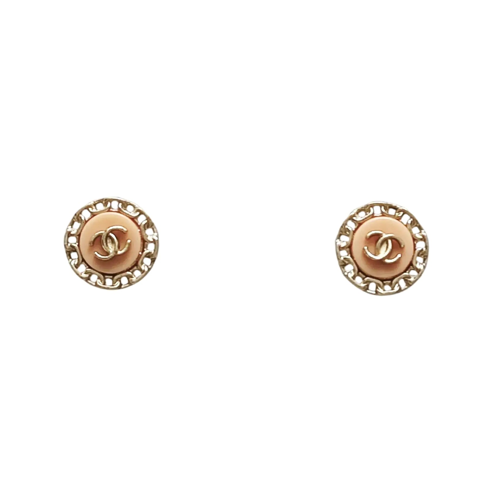 Metal Gold Stud Earrings