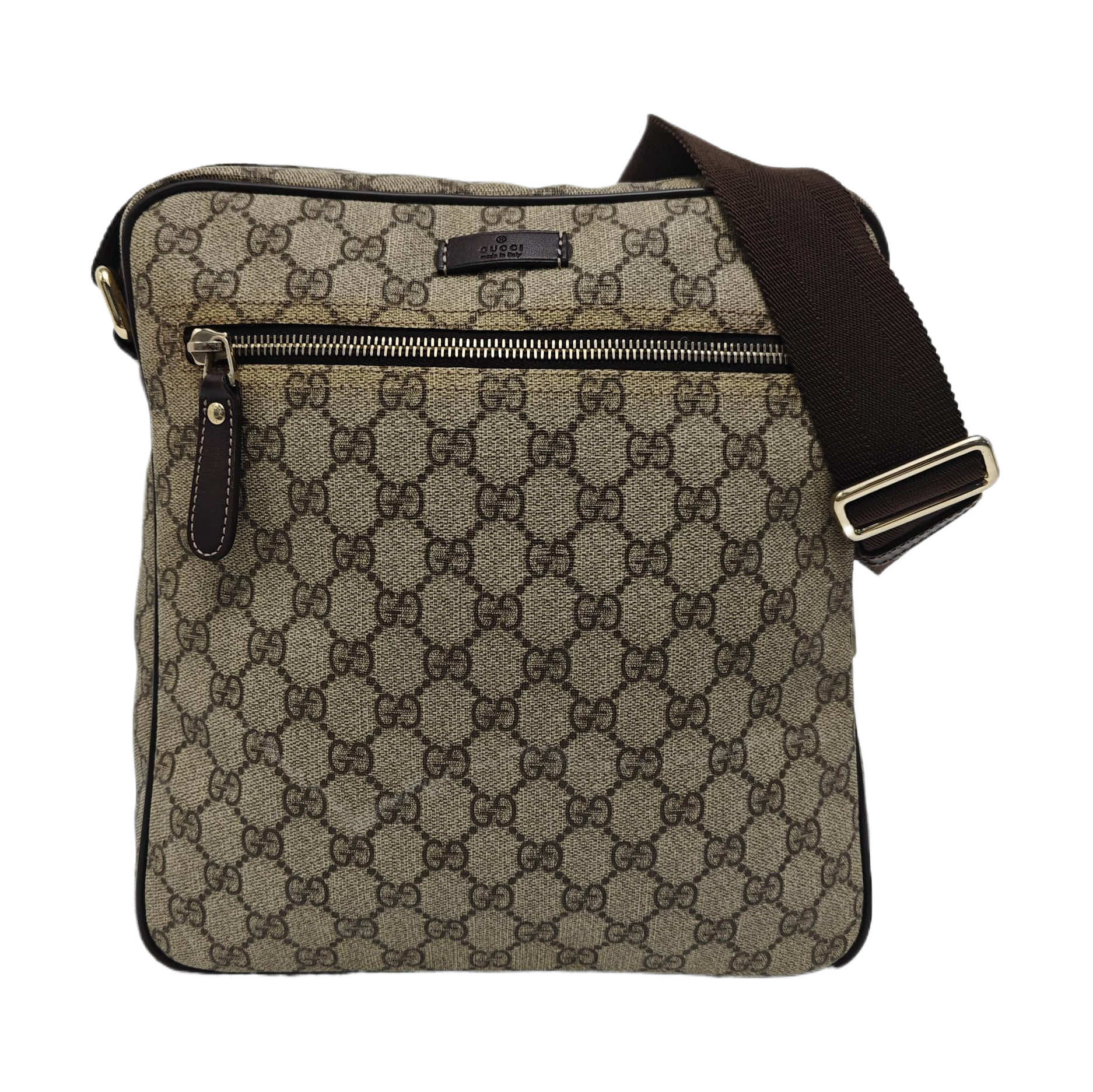 GG Supreme Monogram Coated Canvas Beige