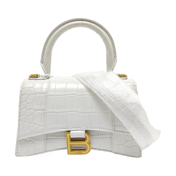 Hourglass XS Calfskin White