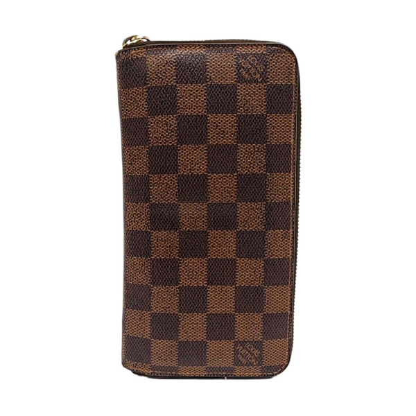 BRAZZA Damier Ebene Coated Canvas Brown