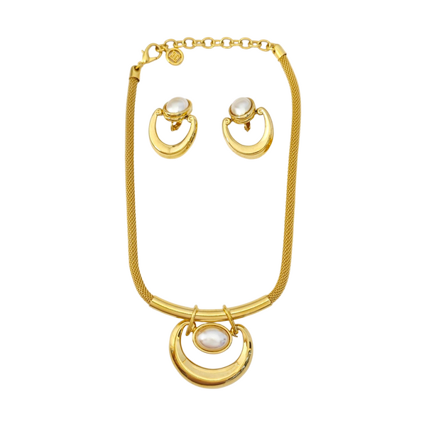 Metal Gold Jewelry Set