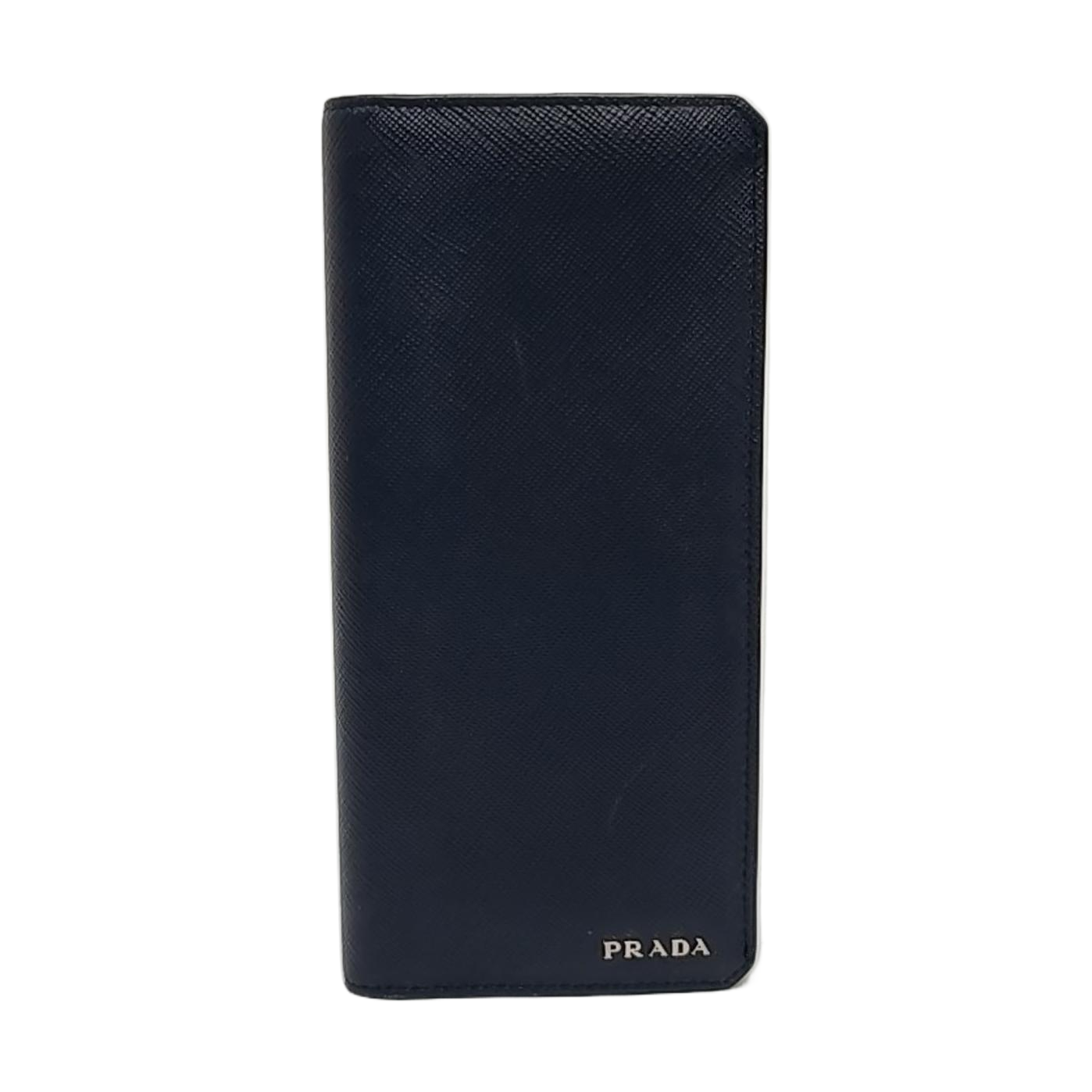 Saffiano Calfskin Wallet Blue