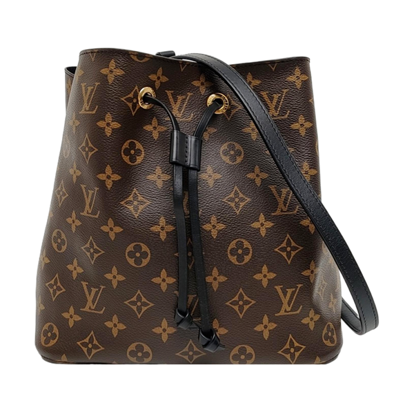 NÉONOÉ MM Monogram Coated Canvas Brown