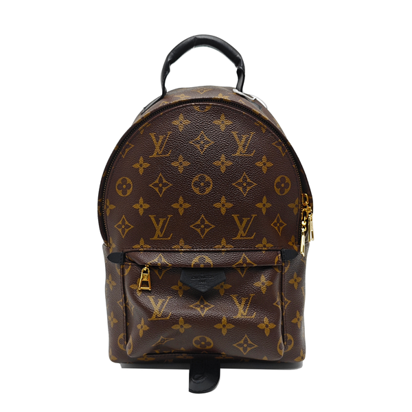PALM SPRINGS PM Monogram Coated Canvas Brown