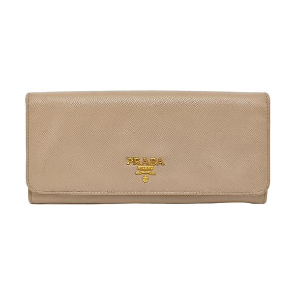Calfskin Wallet Beige