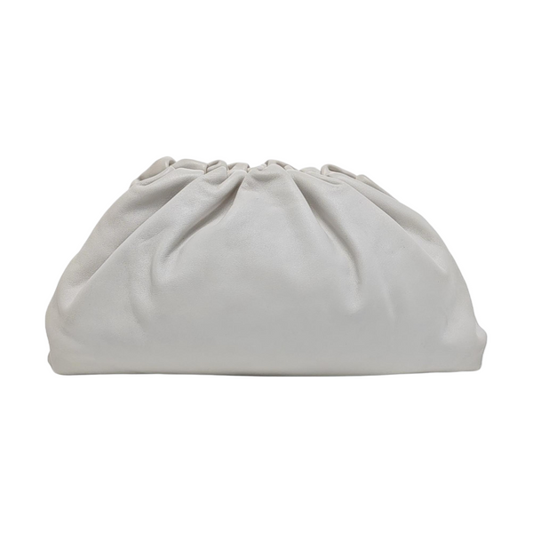 The Pouch Large Calfskin White