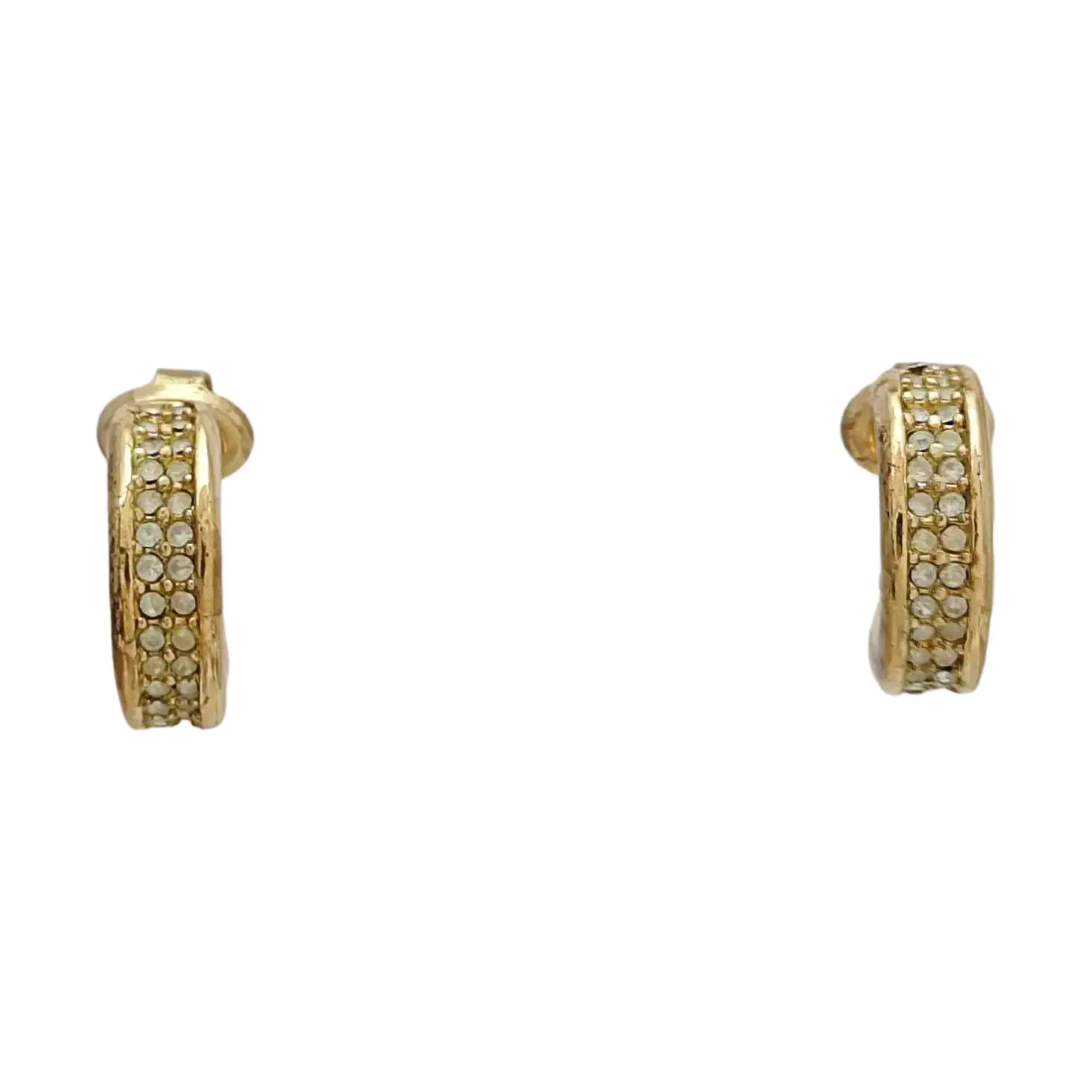 Metal Gold Clip On Earrings
