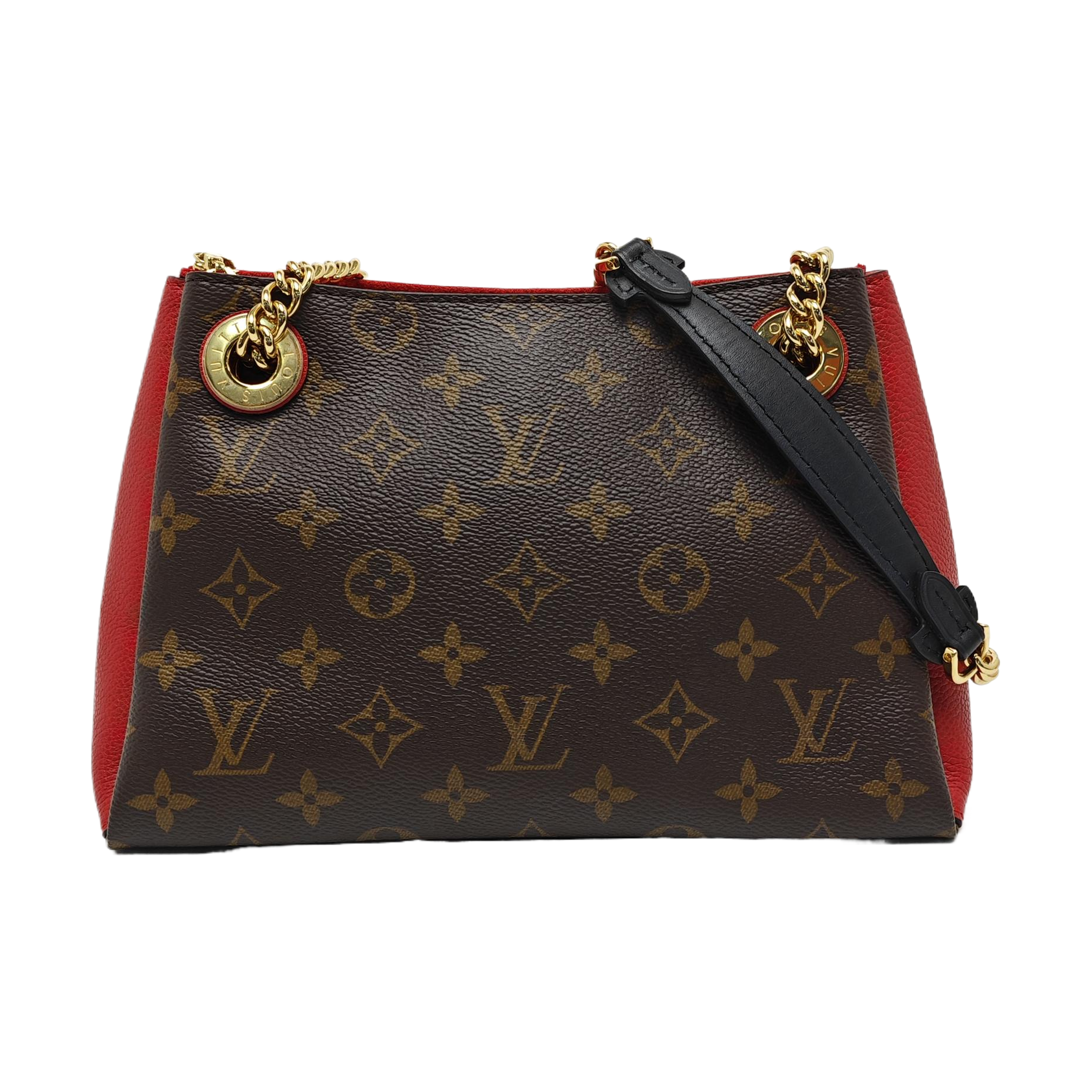 SURENE BB Monogram Coated Canvas Brown