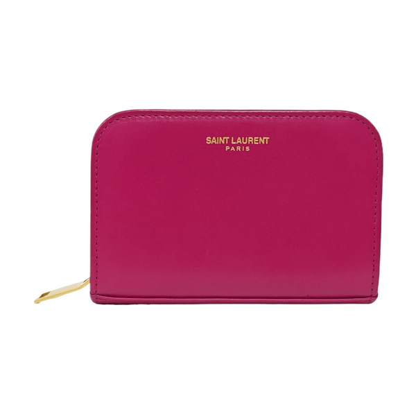 Leather Card Holder Red
