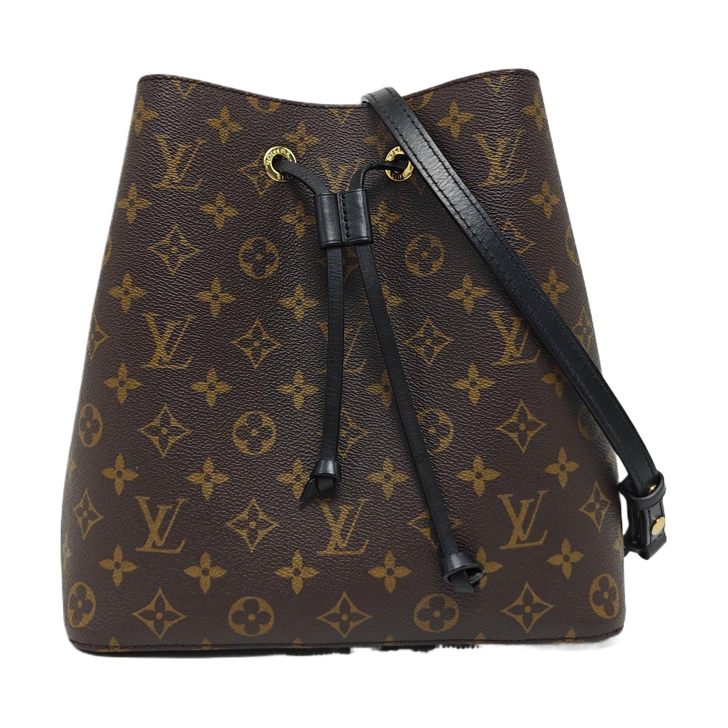 NÉONOÉ MM Monogram Coated Canvas Brown