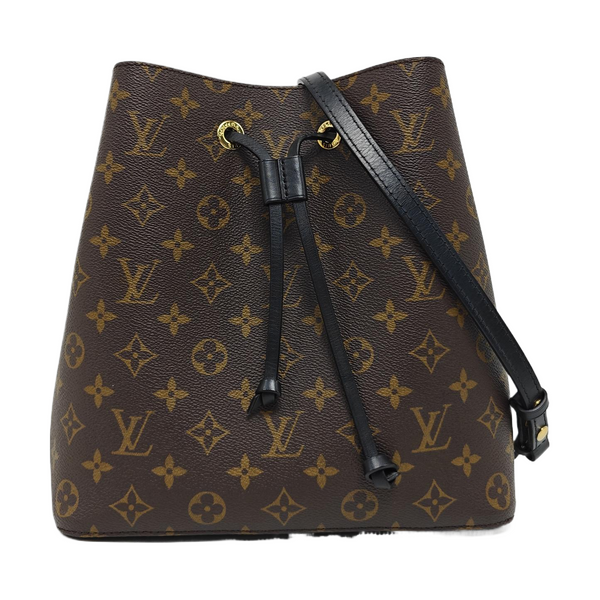NÉONOÉ MM Monogram Coated Canvas Brown