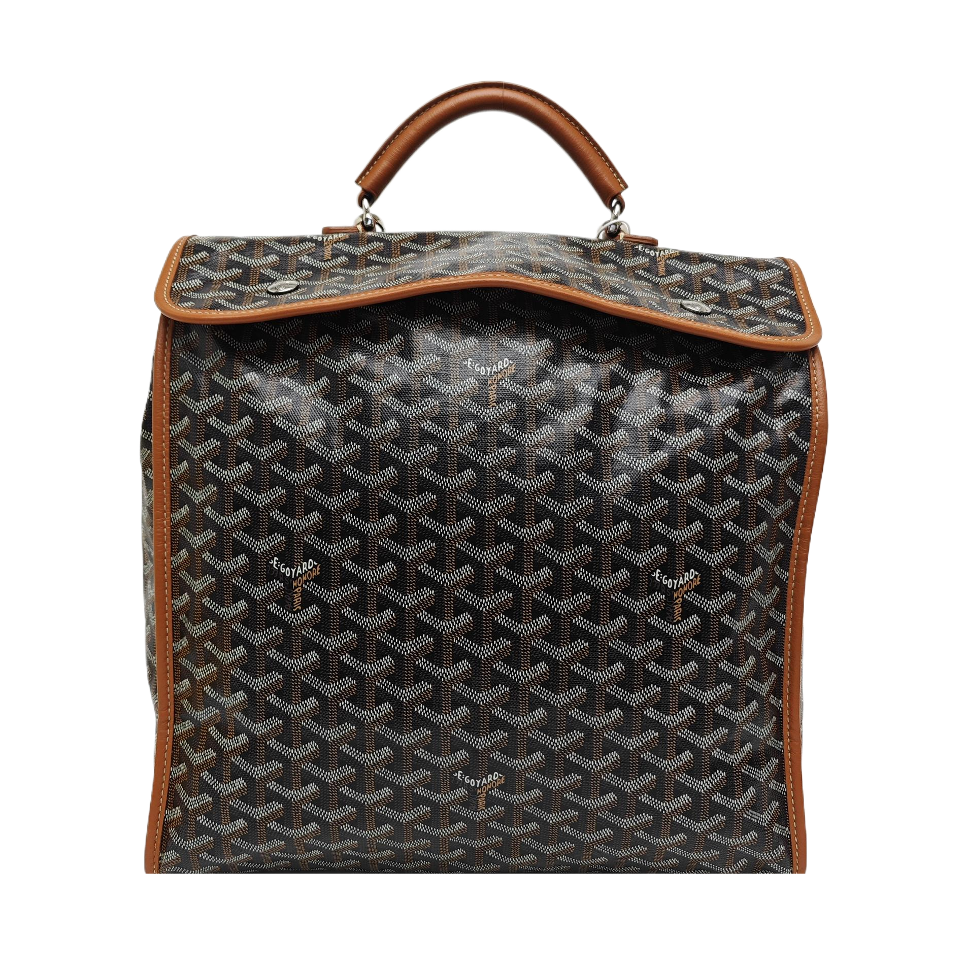 Saint Léger Coated Canvas Brown