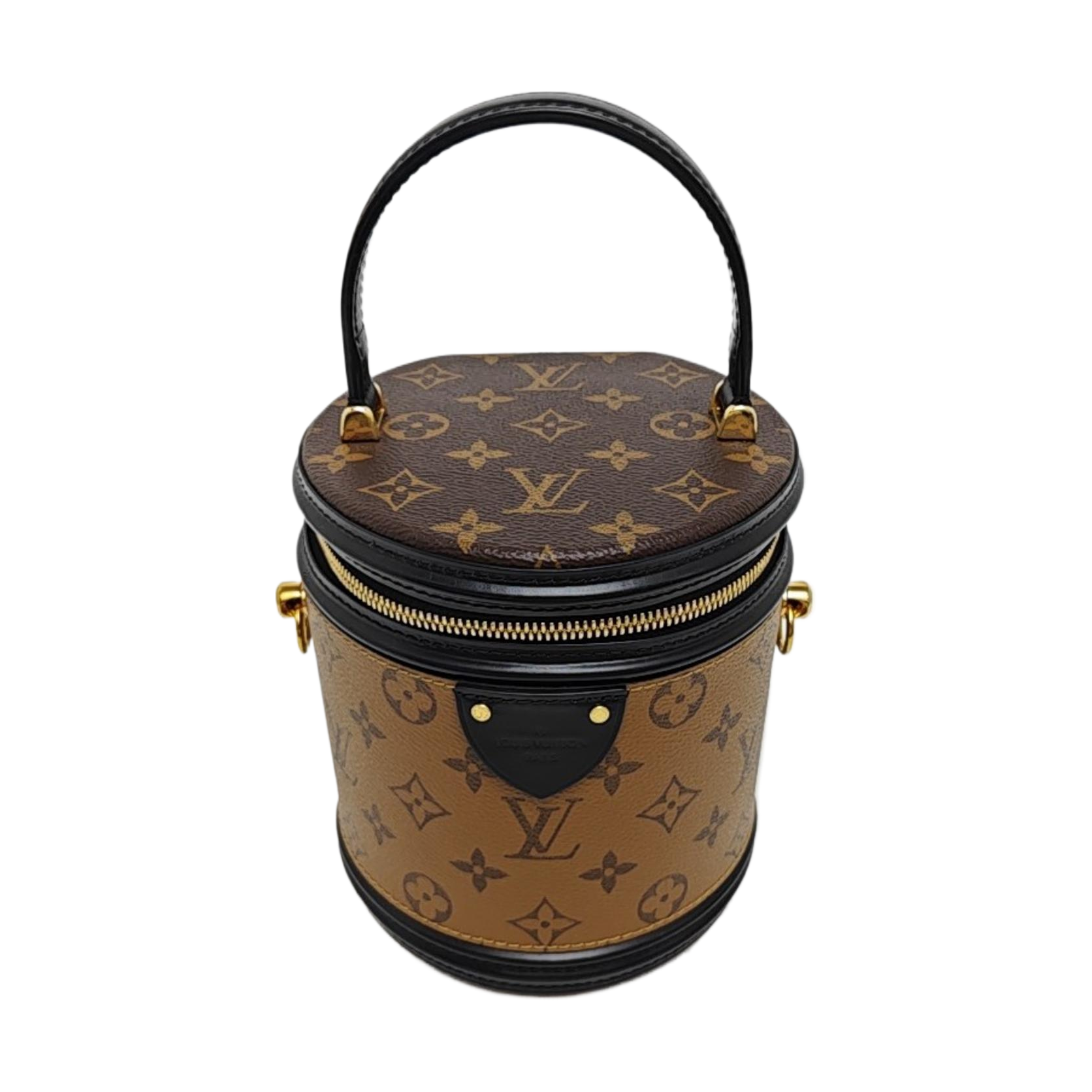 CANNES PM Monogram Coated Canvas Brown