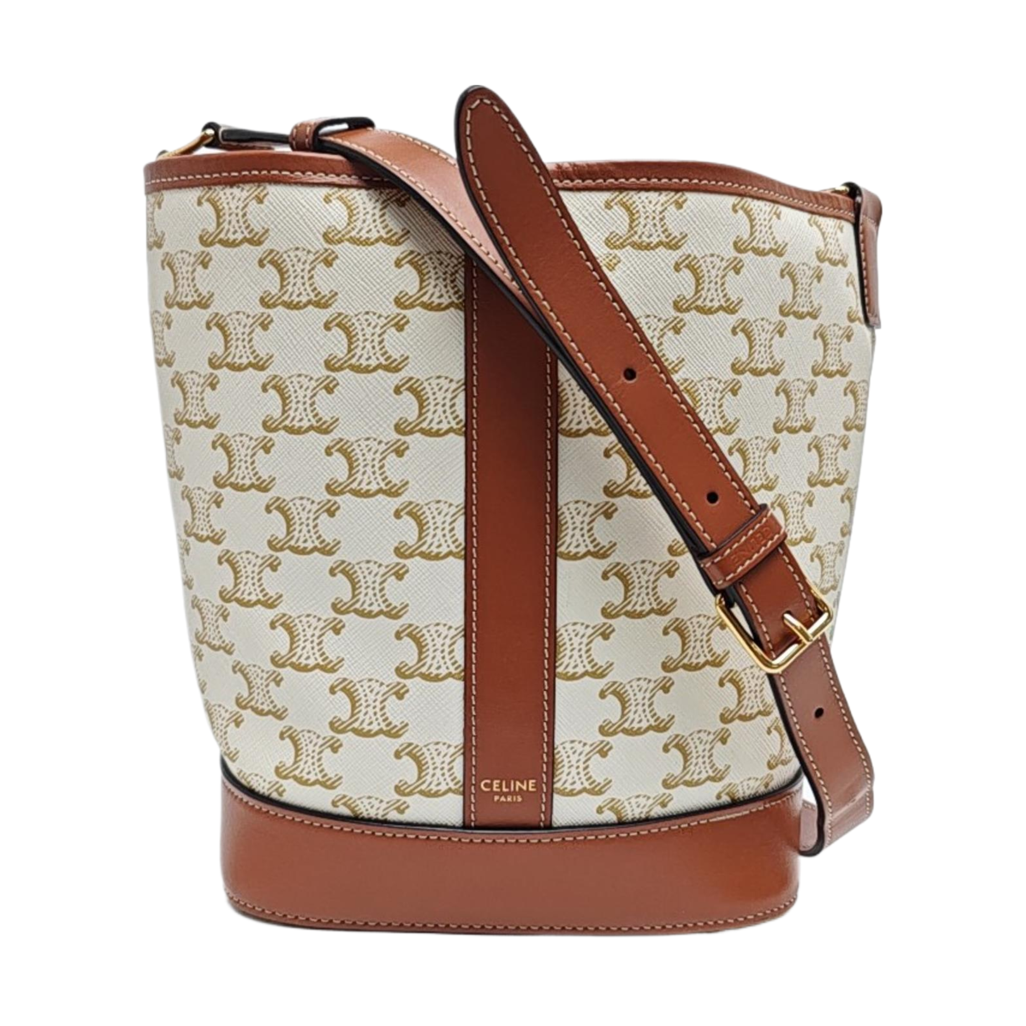 TRIOMPHE CANVAS Small Coated Canvas Beige