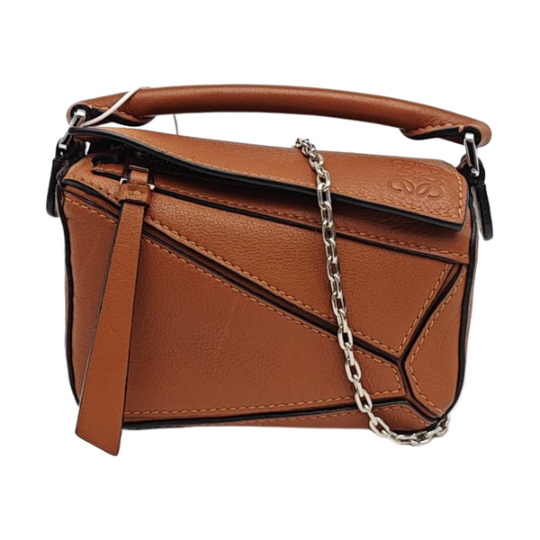 Puzzle Nano Calfskin Brown