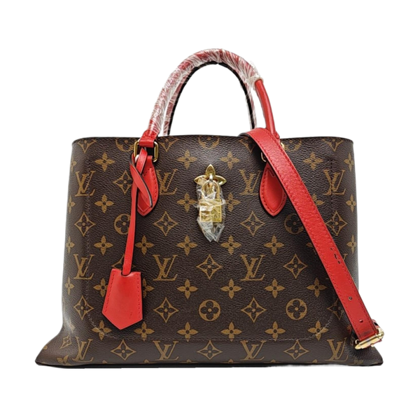 FLOWER Monogram Coated Canvas Brown