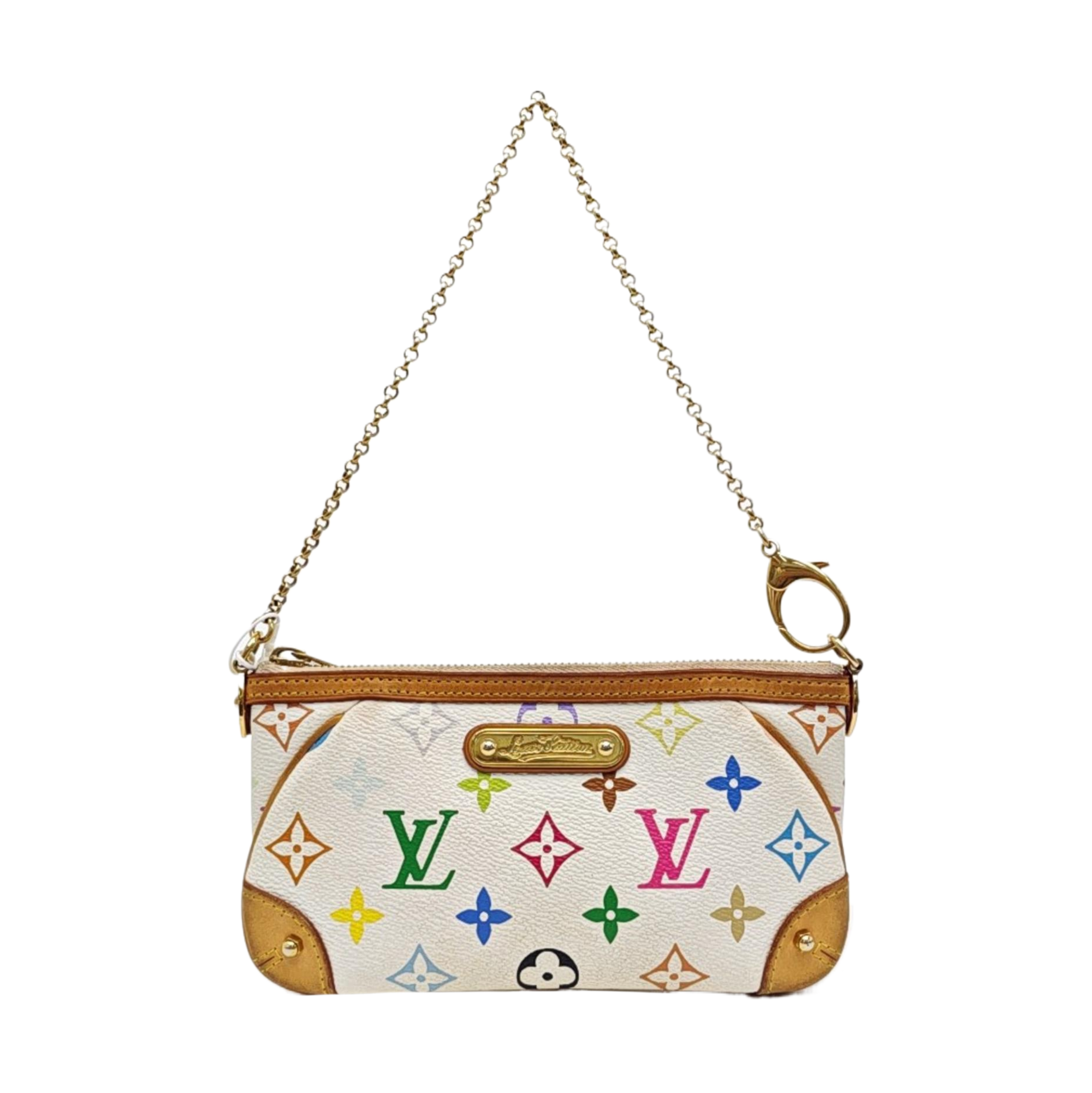 LV × TM VINTAGE MILLA Monogram Coated Canvas White