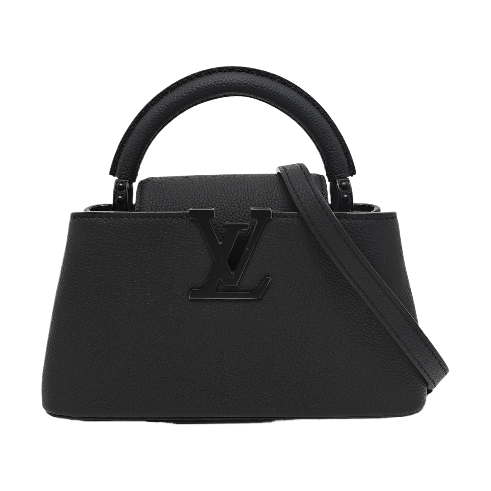 CAPUCINES Mini Calfskin Black