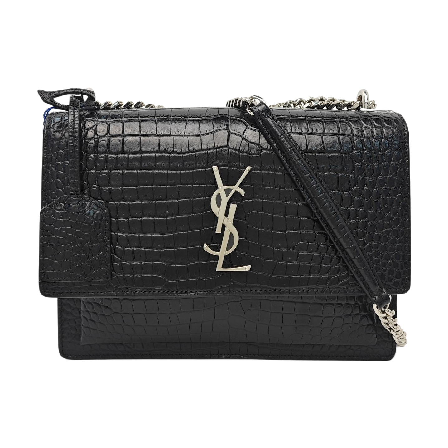 SUNSET Medium Calfskin Black