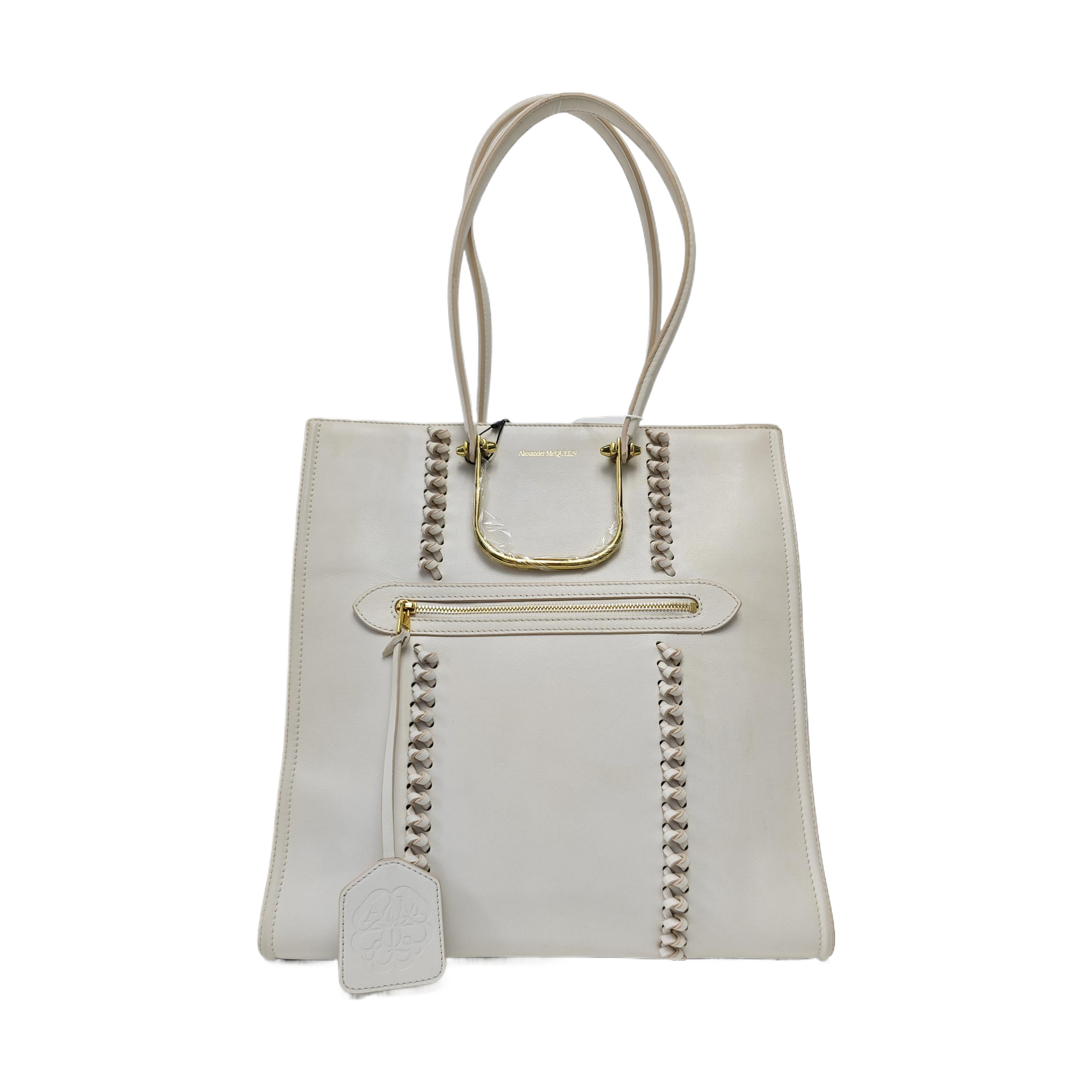Calfskin Tote Bag White